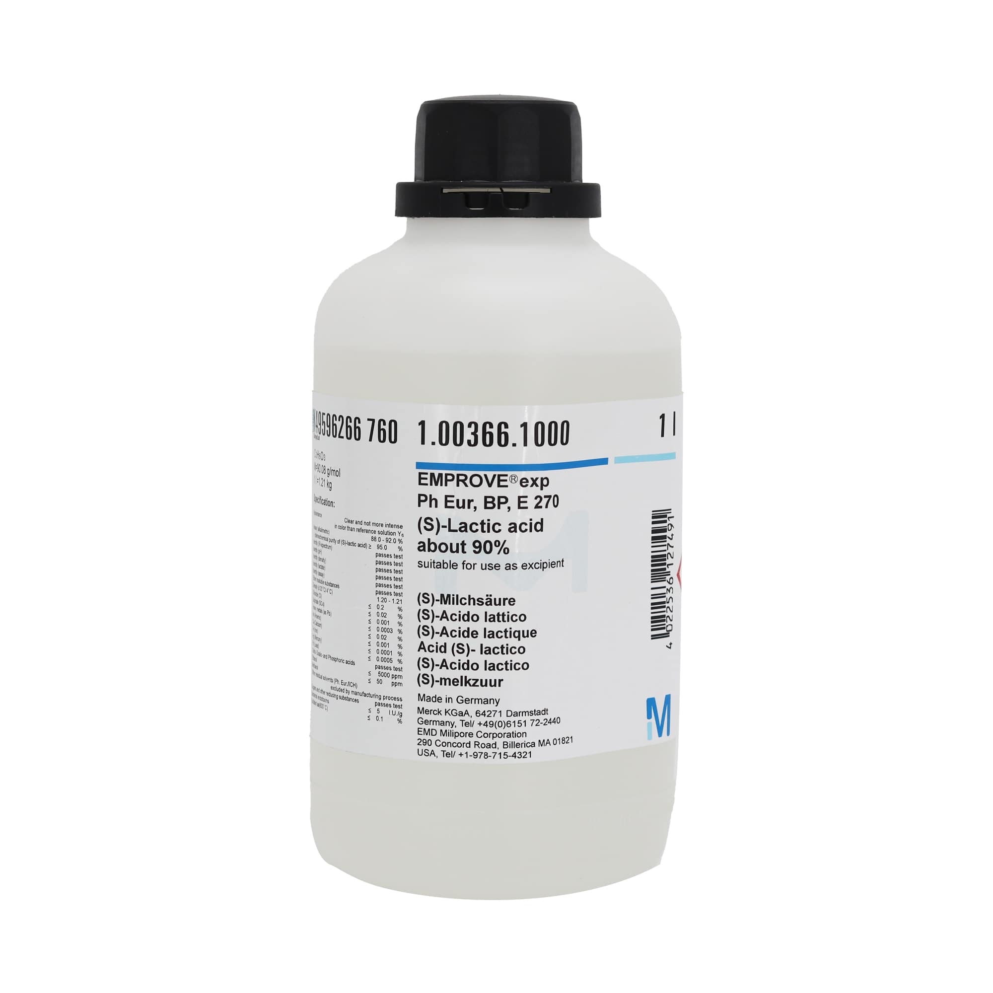 اسید لاکتیک مرک 2.5 کیلویی