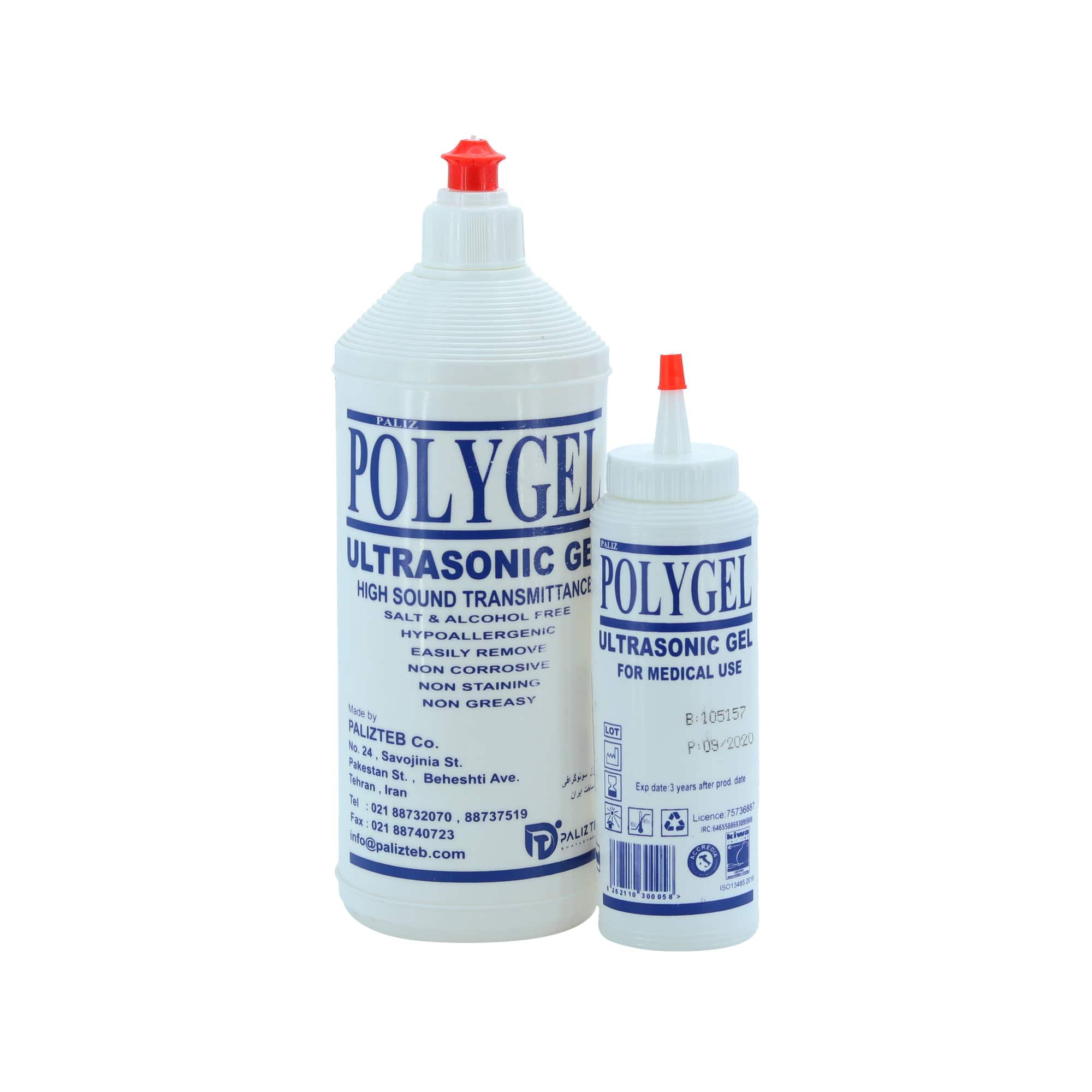 ژل سونوگرافی پلی ژل 1 لیتری