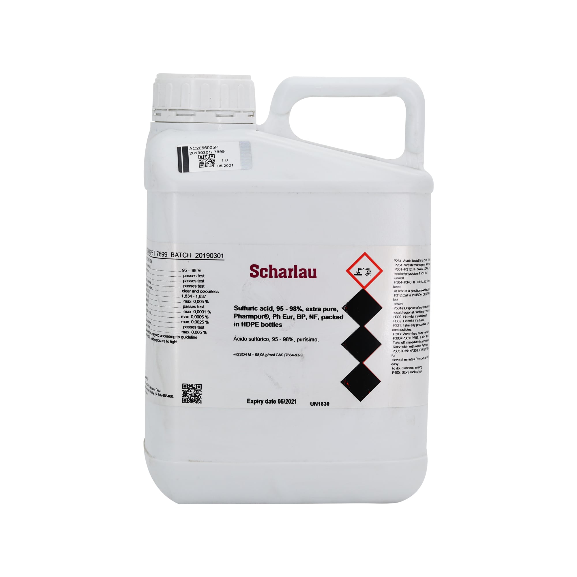 اسید سولفوریک شارلو 98%