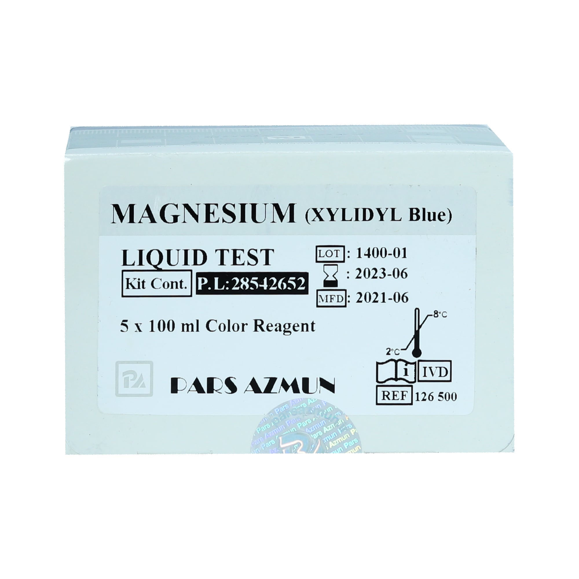 کیت منیزیم پارس آزمون