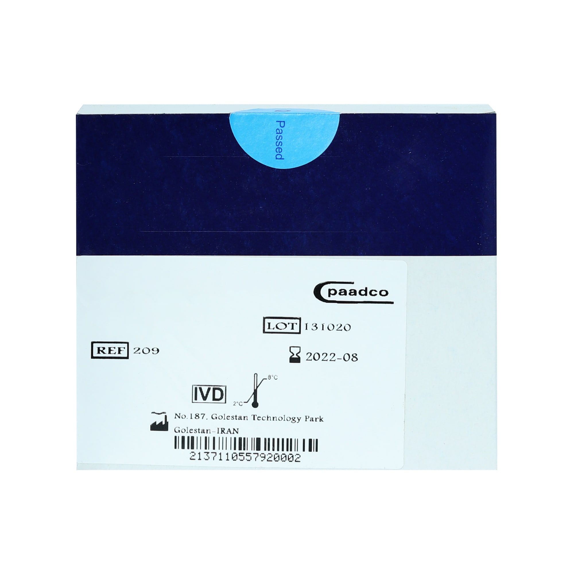 کیت استاندارد چربی پادکو BT