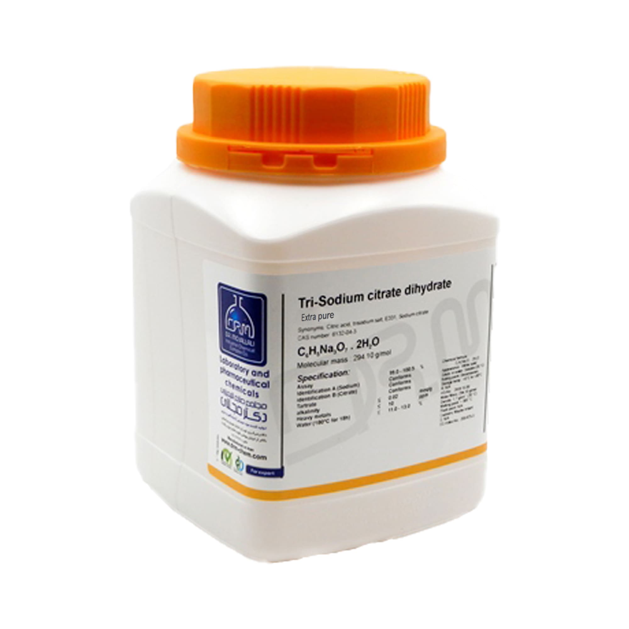 تری سدیم سیترات 2 آبه Extra pure دکتر مجللی