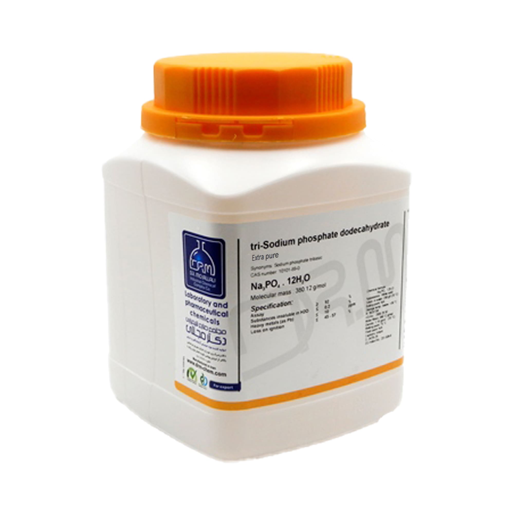 تری سدیم فسفات 12 آبه Extra pure دکتر مجللی