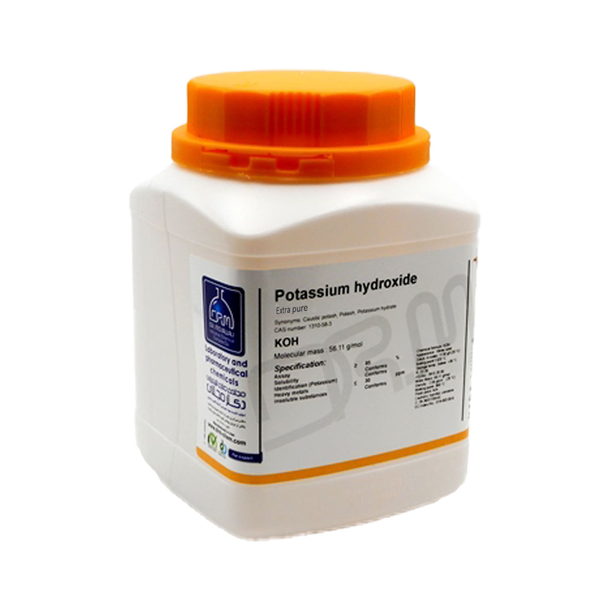 پتاسیم هیدروکسید Extra pure دکتر مجللی