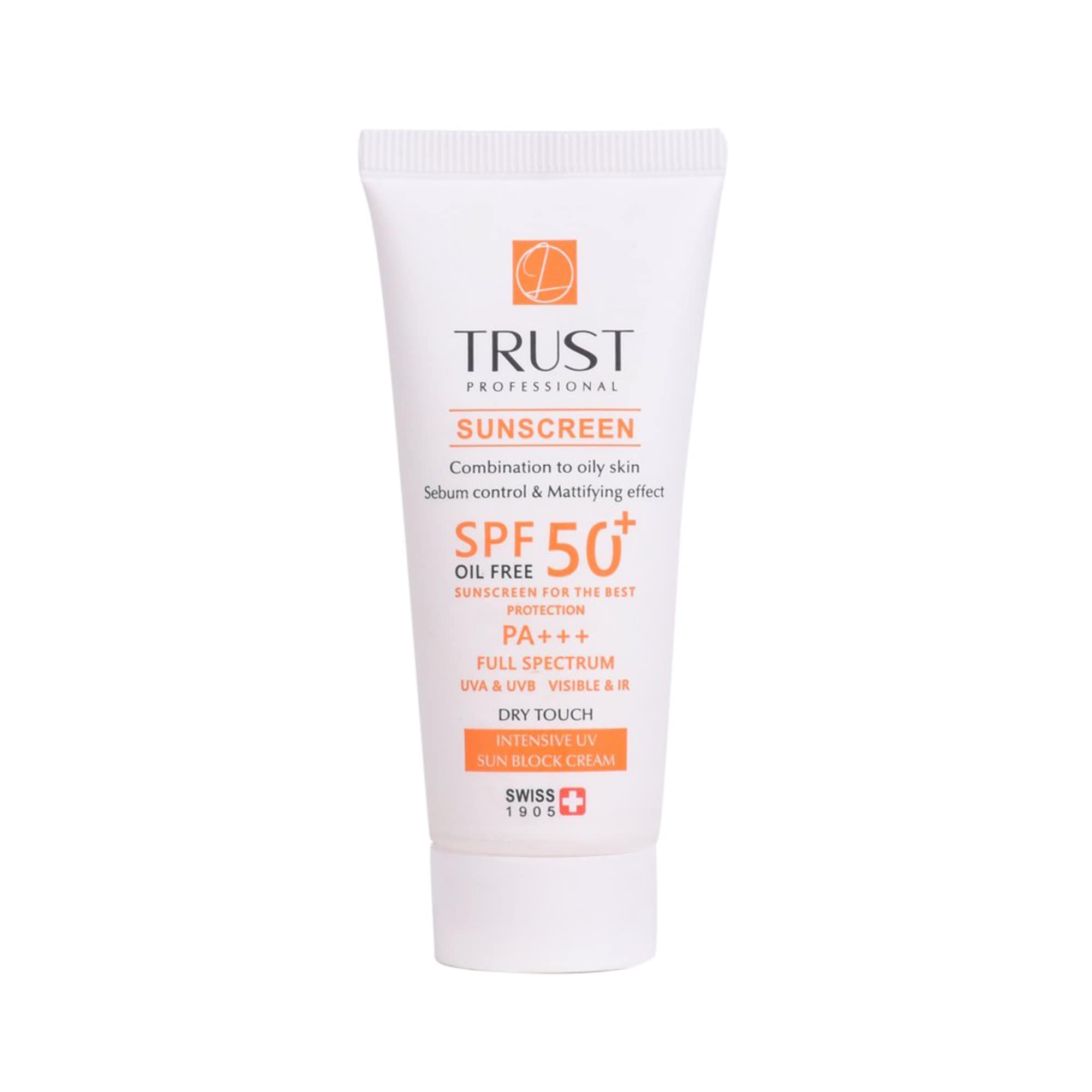 کرم ضد آفتاب و کنترل چربی TRUST